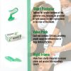 PlastCare USA 50 green short posterior dental bite registration trays-1