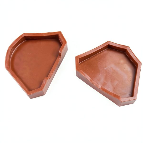 Dental Lab Silicone Plaster Model Former Molds Airgoesin L Brown Tray-0