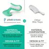 PlastCare USA 50 green short posterior dental bite registration trays-2
