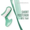 PlastCare USA 50 green short posterior dental bite registration trays-7