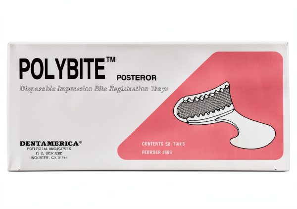 Impression Posterior Polybite Tray Dentamerica Pack of 50-0
