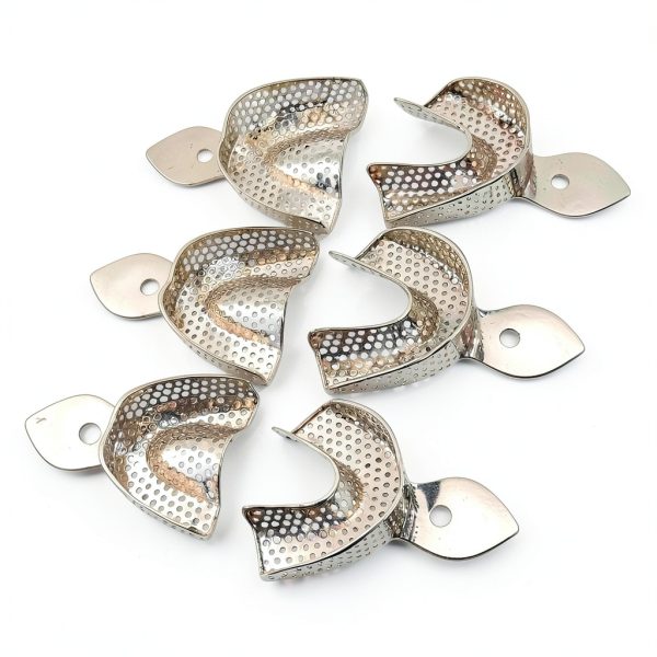 German Stainless Steel Autoclave Safe Denture Impression Trays WSI 6pc-0