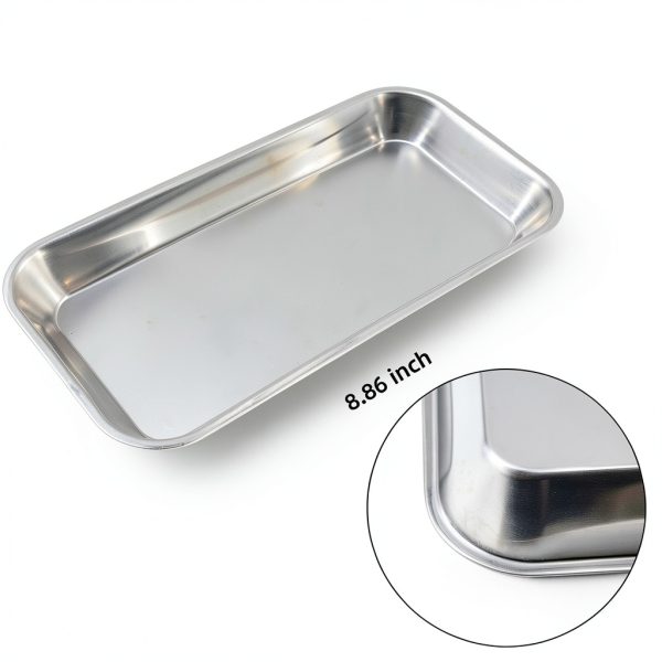 Stainless Steel Medical Trays by YGbridge 3-Pack Dental & Surgical-1