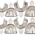 Dental Impression Trays ARTMAN 8‑Piece Stainless Steel Perforated-0